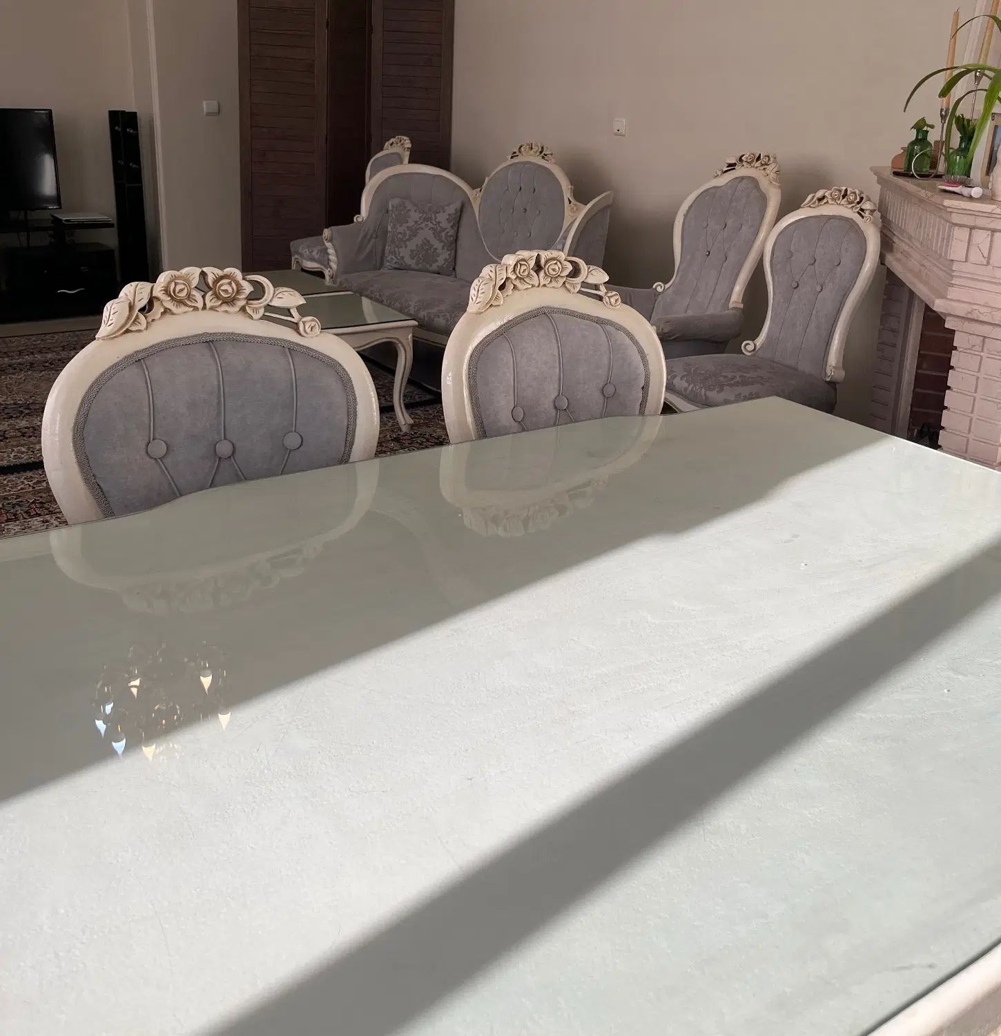ست کامل مبلمان ۱۰ نفره با ناهار خوری ۶ نفره|مبلمان خانگی و میز عسلی|تهران, سبلان (لشگر)|دیوار