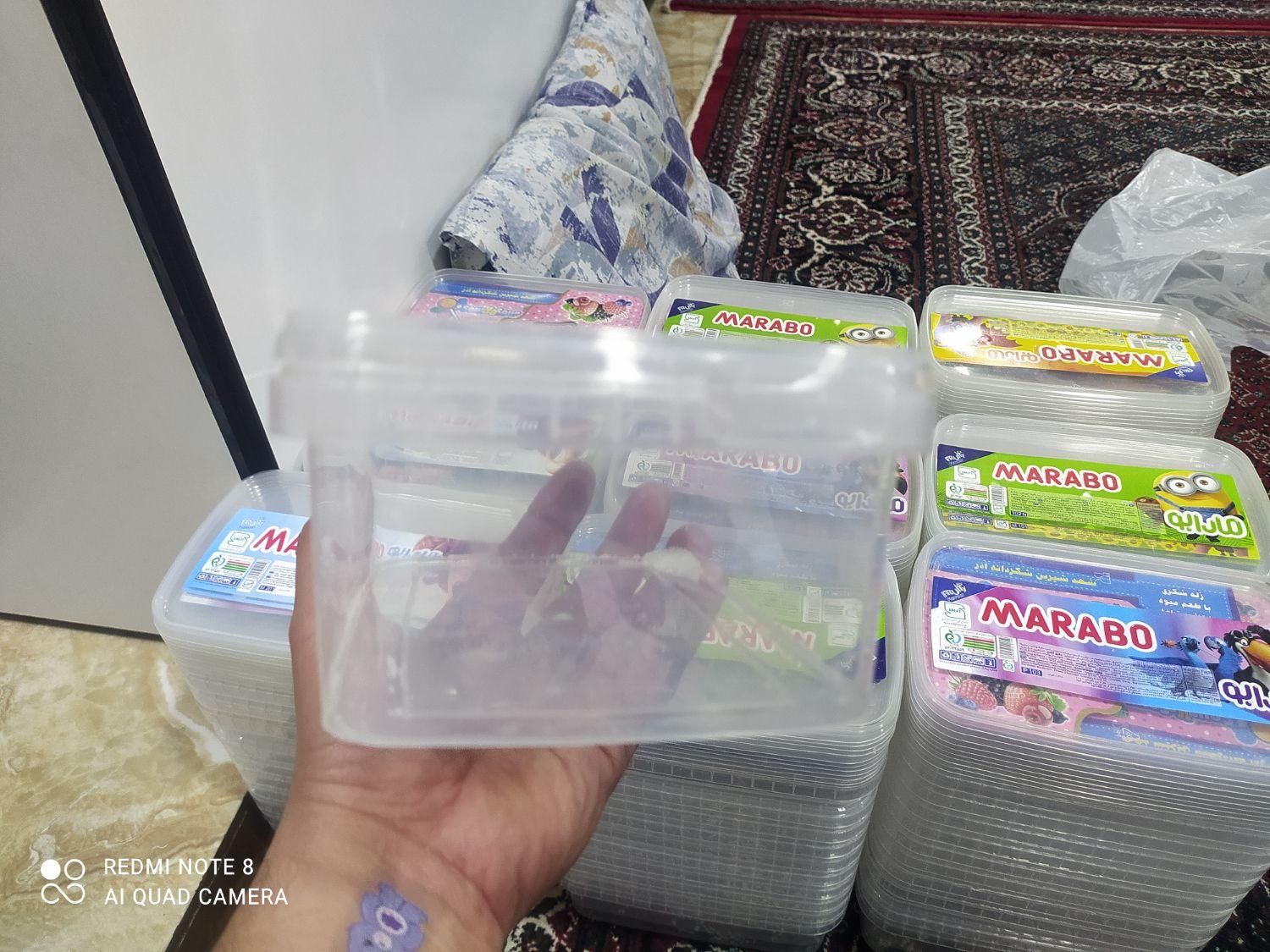 فروش ظرف در بست مخصوص یخچال|ظروف نگهدارنده، پلاستیکی، یک‌بارمصرف|قروه, |دیوار