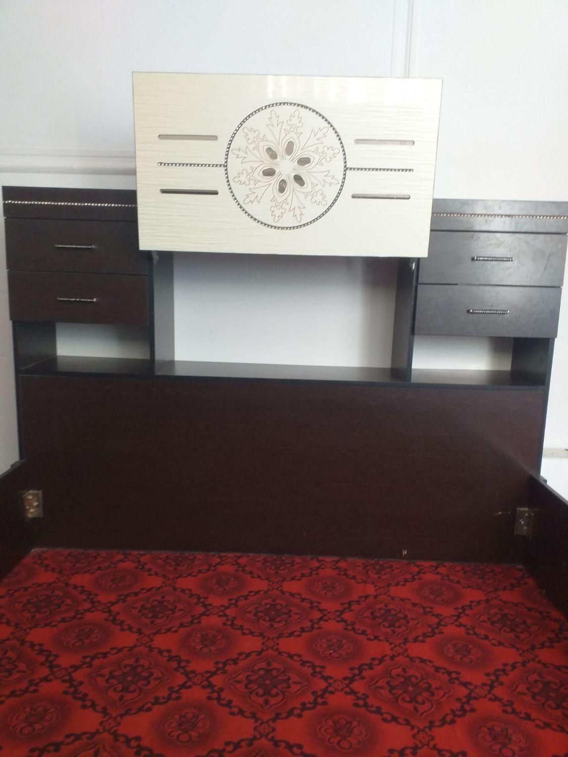 تخت خواب دونفره بدون تشک|تخت و سرویس خواب|الوند, |دیوار