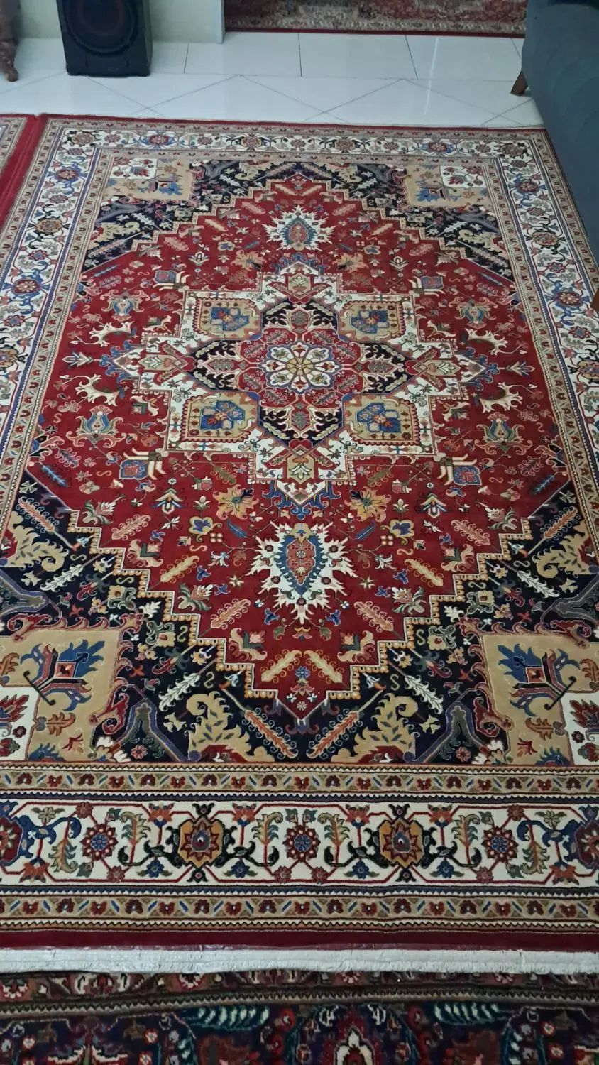 یک جفت فرش ۶ متری  ۷۰۰ شانه با دوتخته کناره ۴ متری|فرش|اردبیل, |دیوار