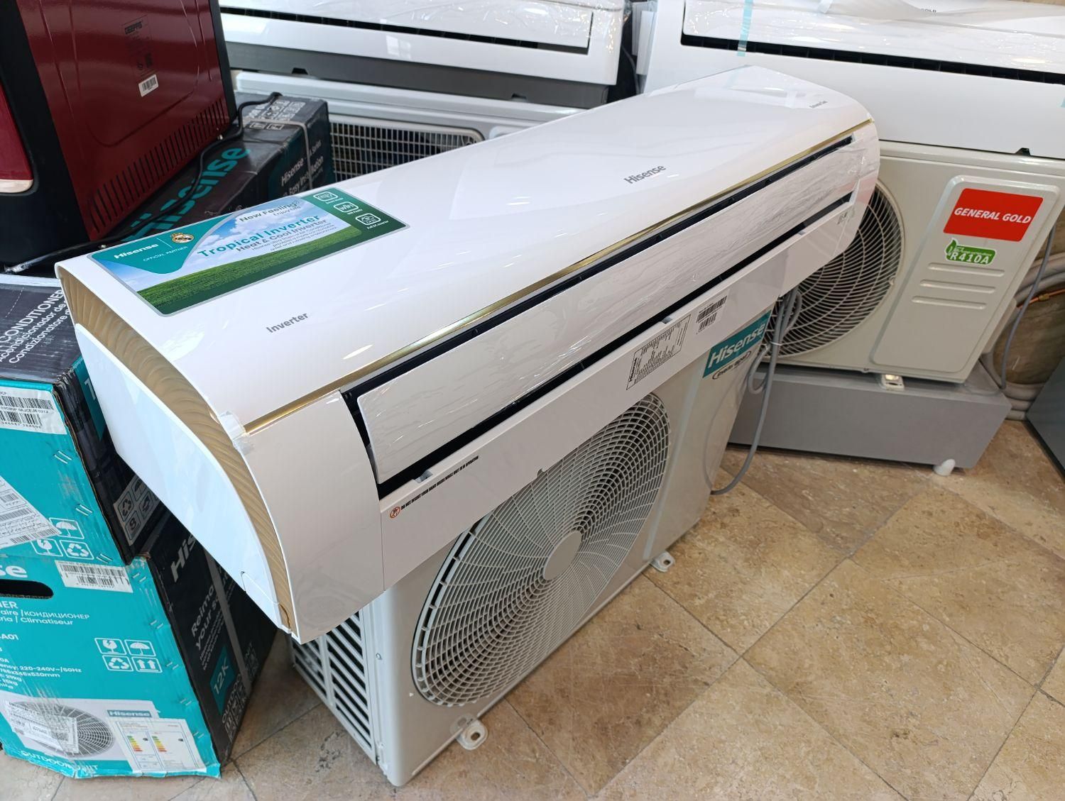 کولرگازی/هایسنس اکستریم کول اینورتر تروپیکال|کولر گازی و فن‌کوئل|مشهد, الهیه|دیوار