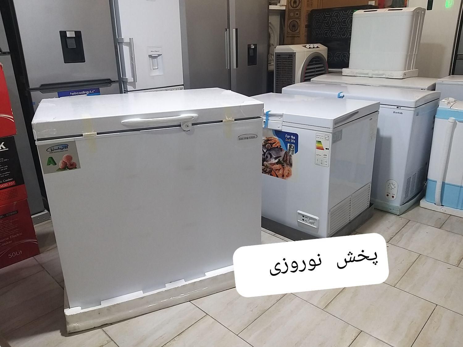 فریزر صندوقی بستنی یخساران امرسان ابعاد مختلف موجو|یخچال و فریزر|مشهد, تلگرد|دیوار