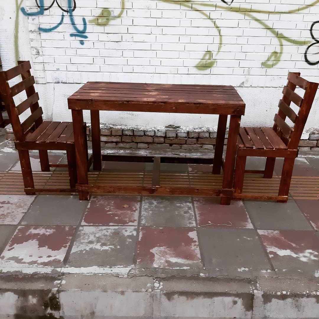 میزوصندلی غذاخوری میزکافی بار میزبارچوبیی|میز و صندلی غذاخوری|گلستان (تهران), |دیوار