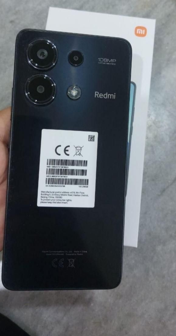 شیائومی Redmi Note 13 با حافظهٔ ۲۵۶ گیگابایت|موبایل|نجف‌آباد, نجف‌آباد|دیوار