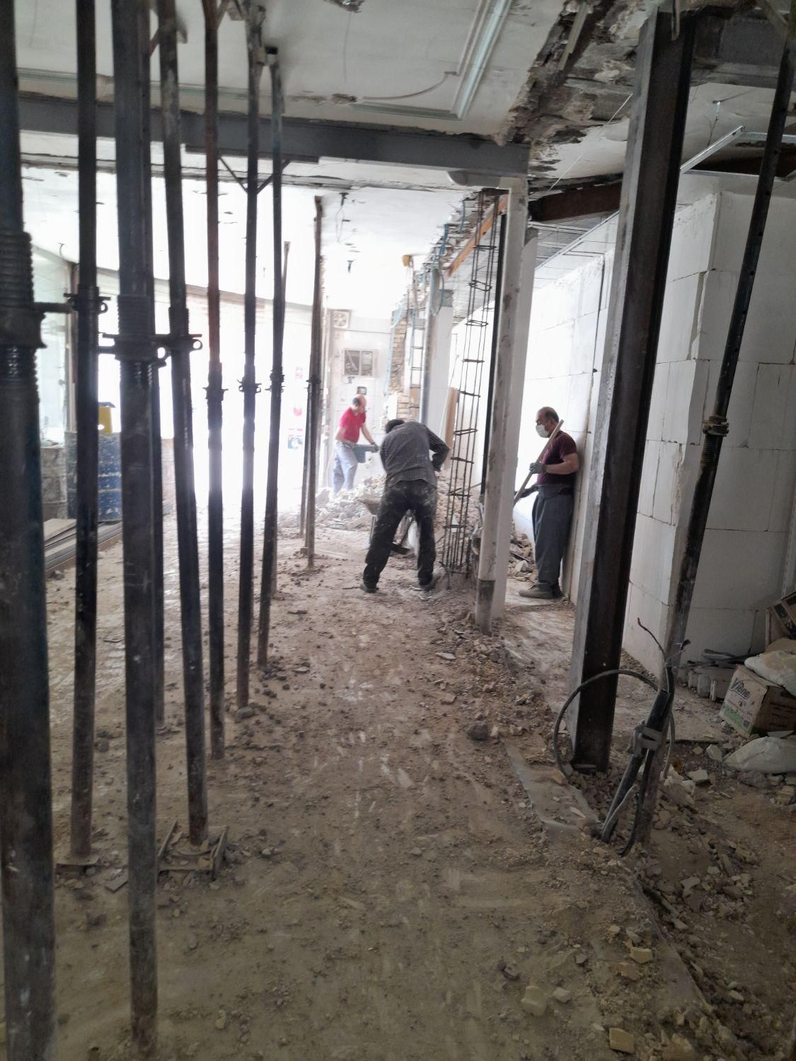 تخریب تعمیرات بازسازی  ستونگذاری جوشکاری برشکاری|خدمات پیشه و مهارت|اهواز, کیانشهر|دیوار