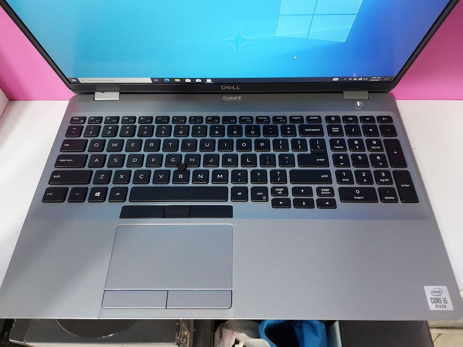 لپتاپ دل DELL5510 i5Gen10 Ram32 SSD512 RX640 تمیز|رایانه همراه|کرج, حصارک بالا|دیوار