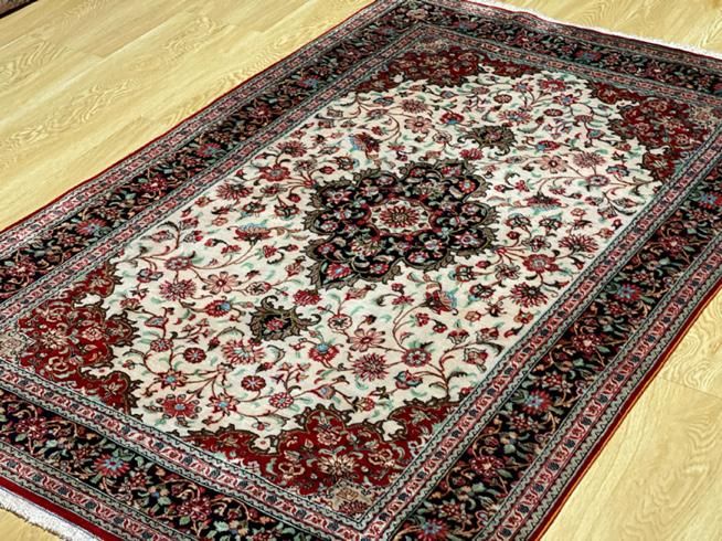 فرش تمام ابریشم لچک ترنج قم|فرش|تهران, سلسبیل جنوبی|دیوار