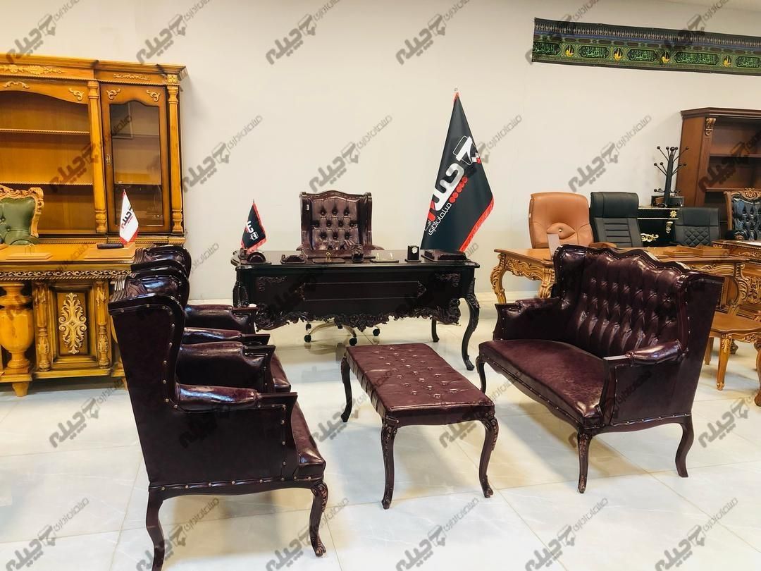 مبلمان اداری کلاسیک با ضمانت ۳ ساله میزمدیریت چوبی|مبلمان اداری|تهران, فاطمی|دیوار