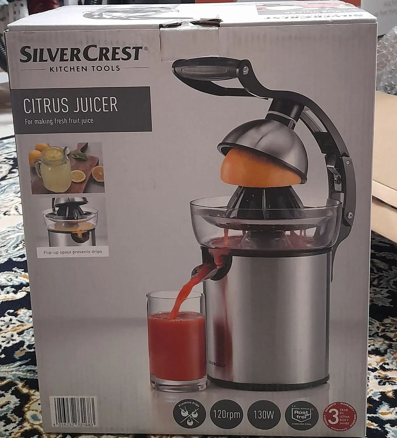 آب مرکبات گیری silver Crest SZP130A2|آبمیوه‌گیر و آب‌مرکبات‌گیر|تهران, صادقیه|دیوار