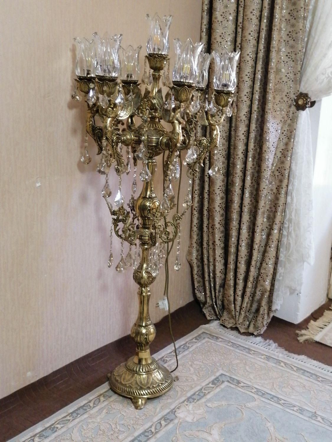برنز اصل قلم سیاه کار شده|چراغ خواب و آباژور|ملایر, |دیوار