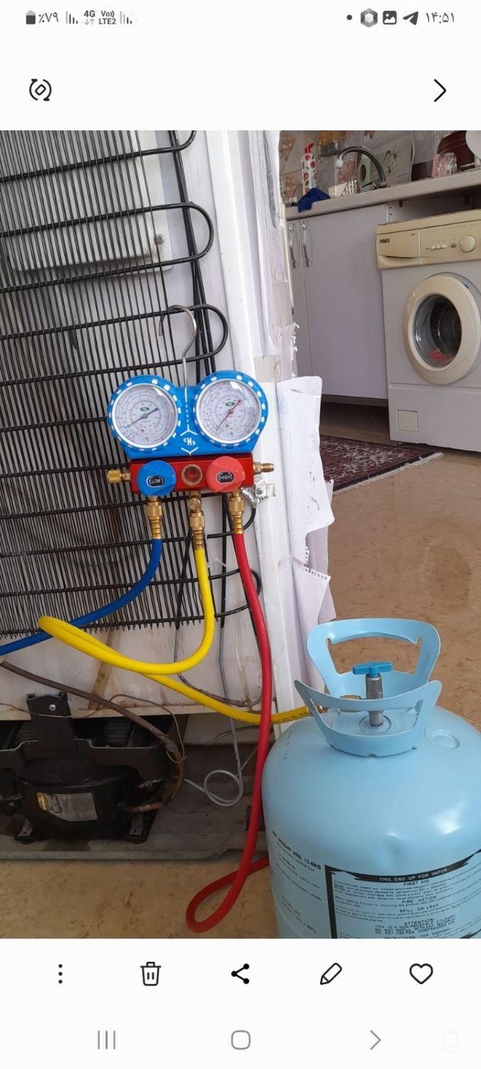 تعمیر کار سیار یخچال وفریزروگاز صفحه ای وبخاری|خدمات پیشه و مهارت|قروه, |دیوار