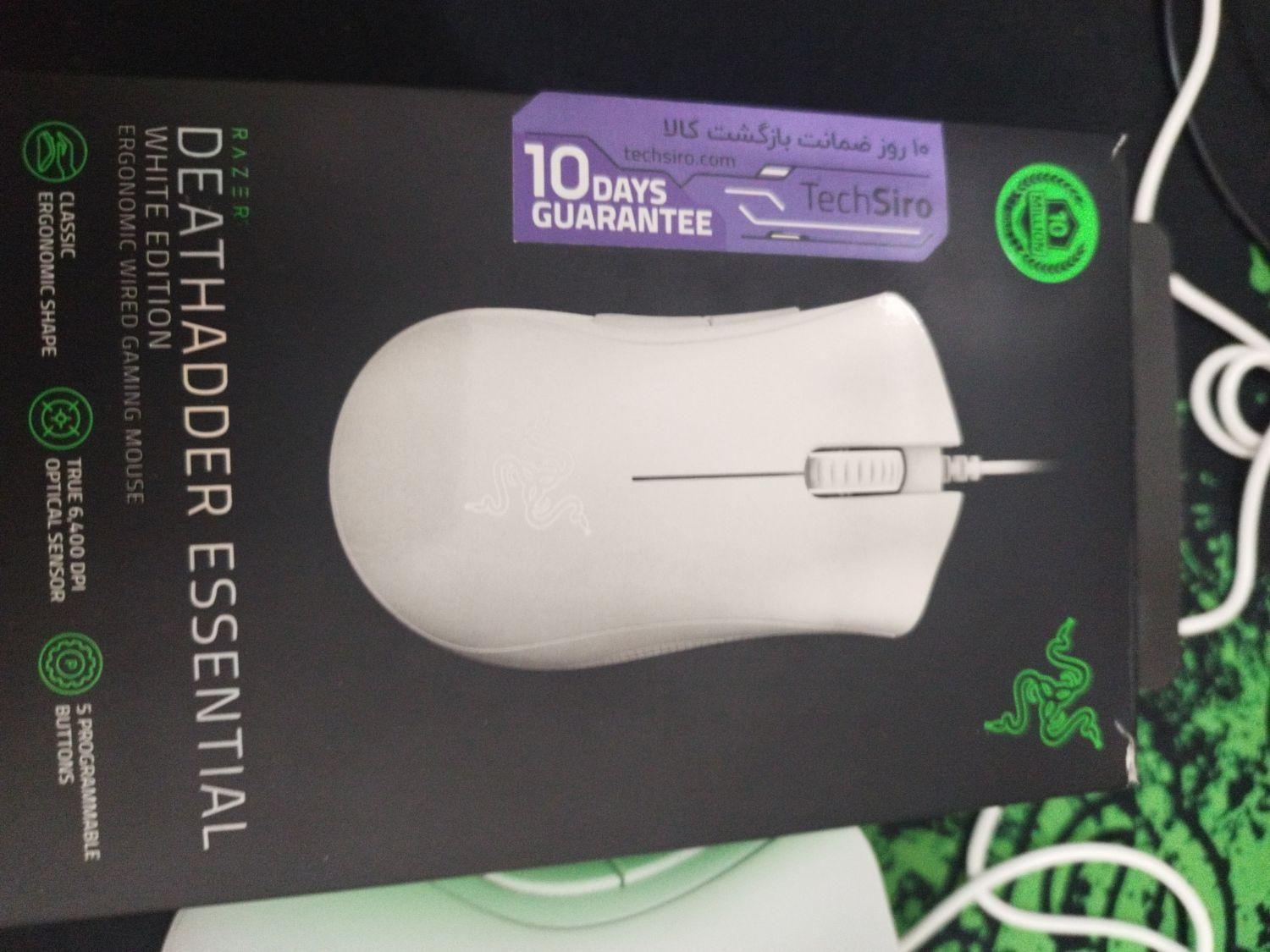 ماوس موس گیمینگ ریزر Deathadder essential درحدنو|قطعات و لوازم جانبی رایانه|تهران, سعادت‌آباد|دیوار