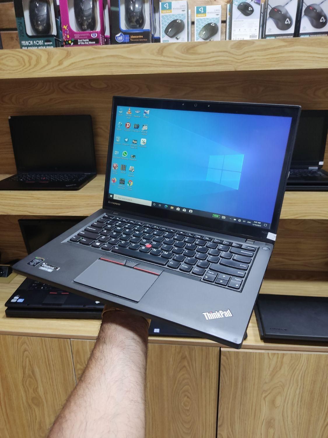 لپتاپLenovo T450 i7 رم8/هارد256ssd/سوپراسلیم|رایانه همراه|تهران, استخر|دیوار