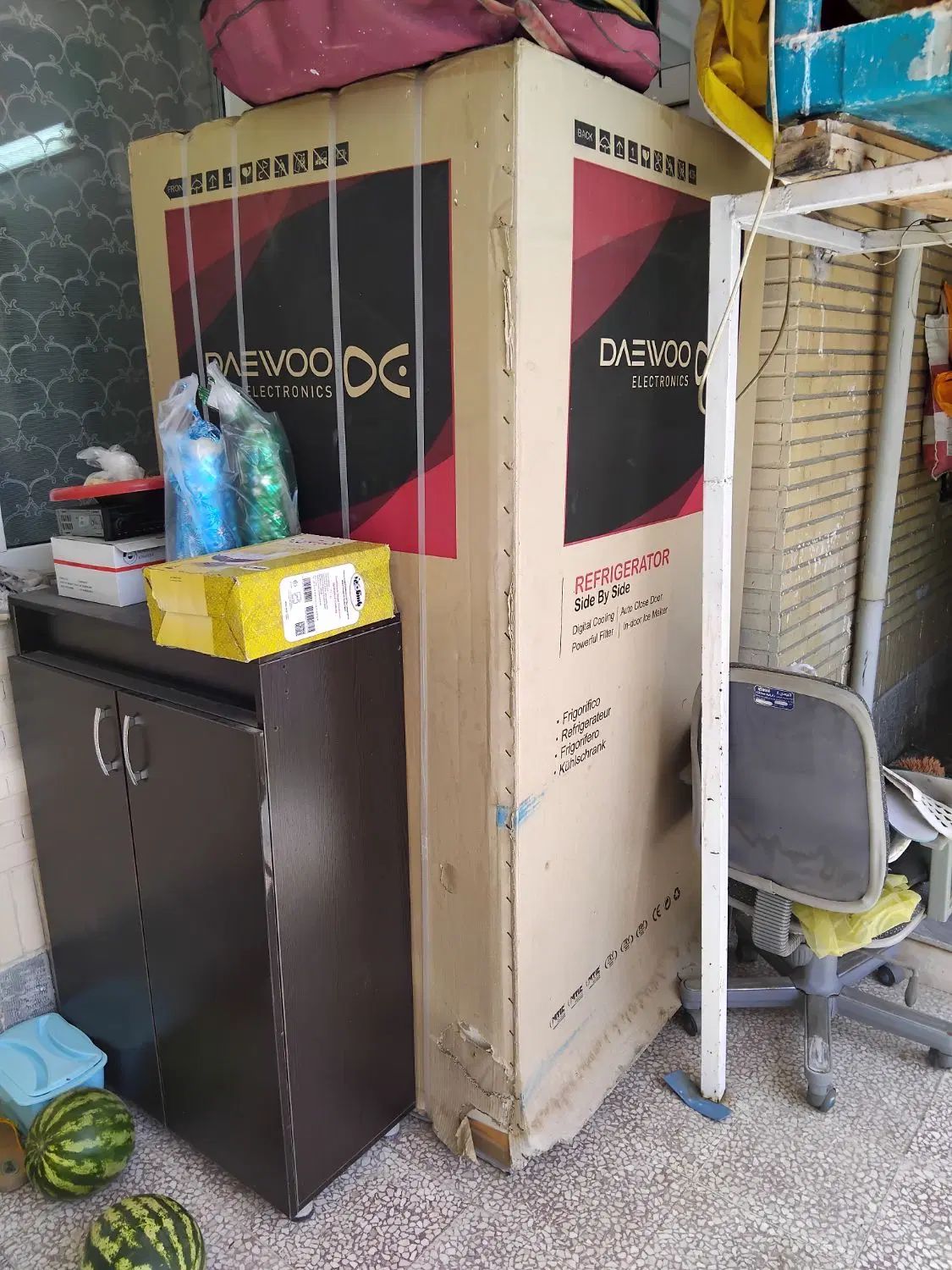 یکعدد یخچال ساید دوو مدل D25-3133MW رنگ سفید|یخچال و فریزر|تهران, بهمن یار|دیوار