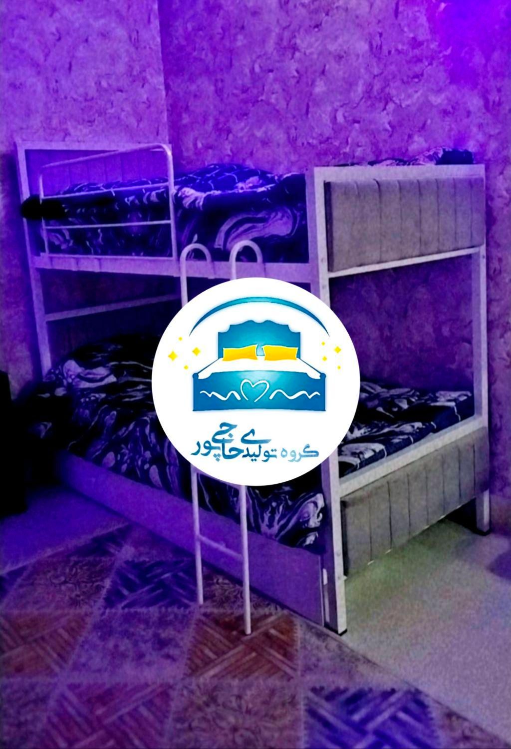 تخت خواب دو طبقه حاجی پور(تختخواب۲دوطبقه)تشک انیدا|تخت و سرویس خواب|مشهد, حسینآباد|دیوار