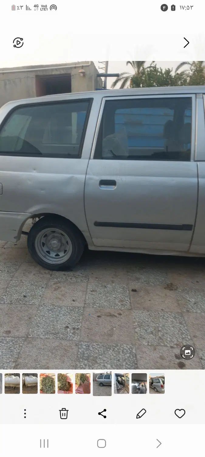 معاوضه ون کاروان سایپا با هر ماشین ازخودش کوچکتر|خودرو سواری و وانت|بوشهر, |دیوار