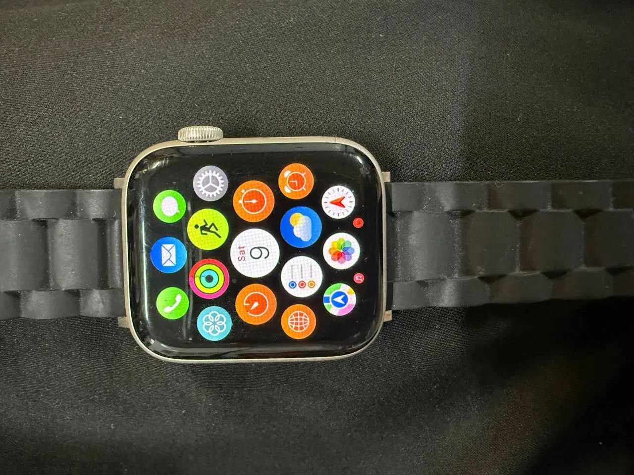 اپل واچ سری ۹ se 44mm starlight|لوازم جانبی موبایل و تبلت|تهران, نازی‌آباد|دیوار