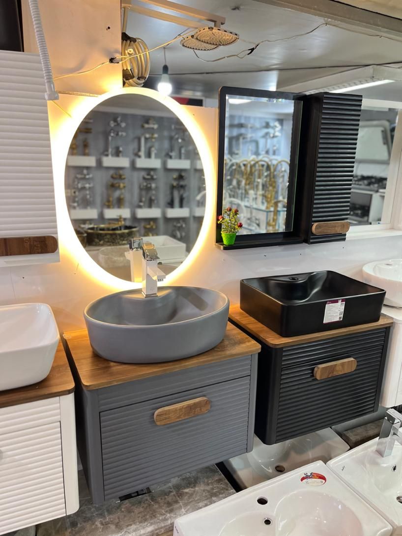 روشویی کابینتی باورق پی وی سی مدل بامبو waterproof|لوازم سرویس بهداشتی|تهران, تهرانسر شرقی|دیوار