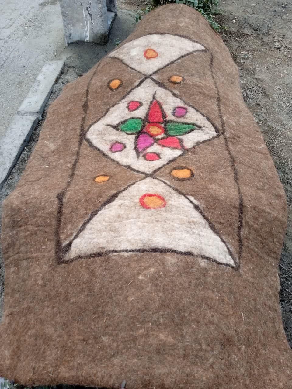 نمد نمده نمدی گلیم جاجیم تراث دله عتیقه گبه نسوز|گلیم، جاجیم، گبه|اهواز, کارون|دیوار