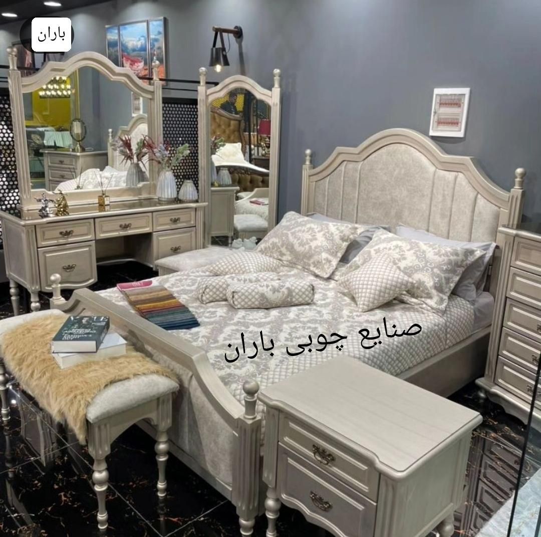 سرویس خواب وتخت ونوس|تخت و سرویس خواب|قم, امامزاده ابراهیم|دیوار
