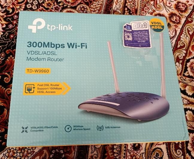 مودم tplink مدل TD.w9960/vdsl adsl|مودم و تجهیزات شبکه|کرج, حصارک بالا|دیوار