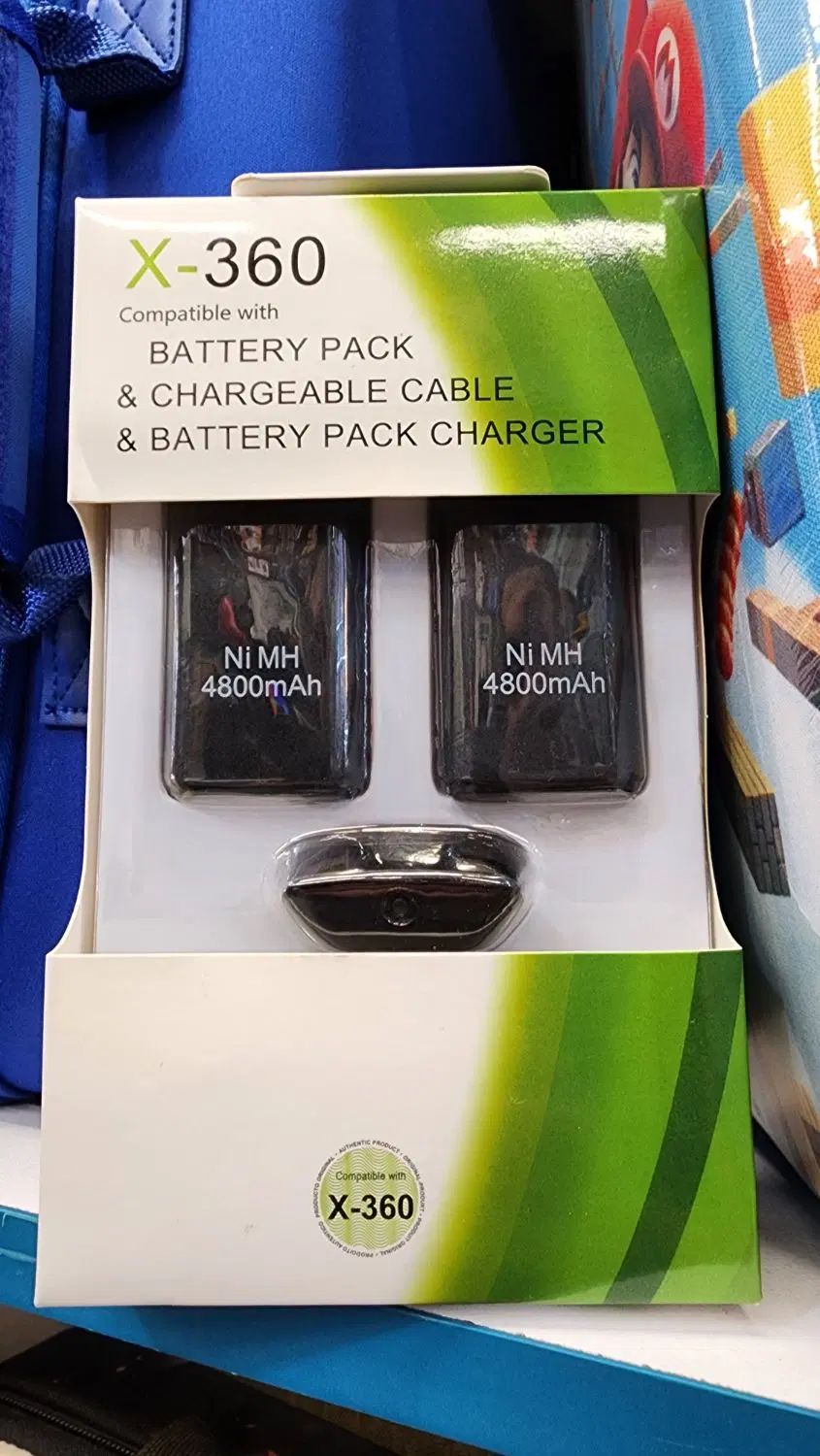 باطری شارژی دوبل  XBOX 360|کنسول، بازی ویدئویی و آنلاین|تهران, امام خمینی|دیوار