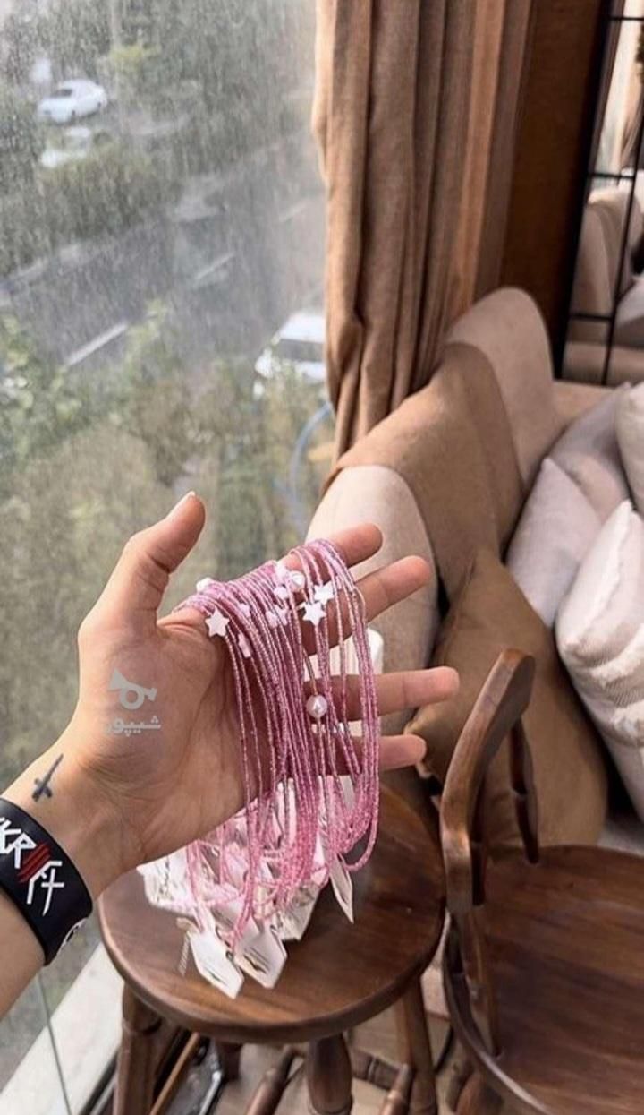 گردنبند مونجوق صورتی|بدلیجات|ساری, |دیوار