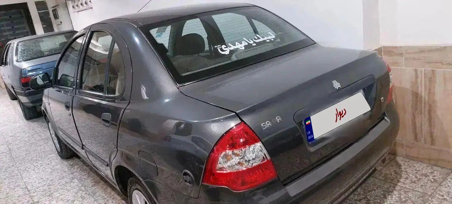 تیبا ۹۶دو گانه کارخونه بیرنگ شاسی سالم تک برگ سند|خودرو سواری و وانت|مشهد, توس (بلوار توس)|دیوار