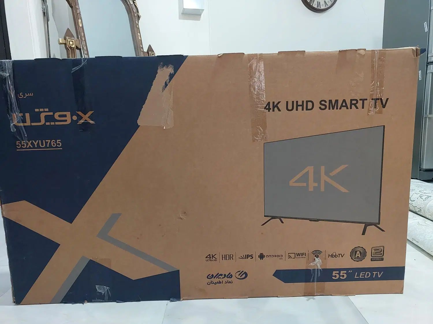 تلویزون ۵۵ اینچ 4k ایکس ویژن|تلویزیون و پروژکتور|تهران, شیوا|دیوار