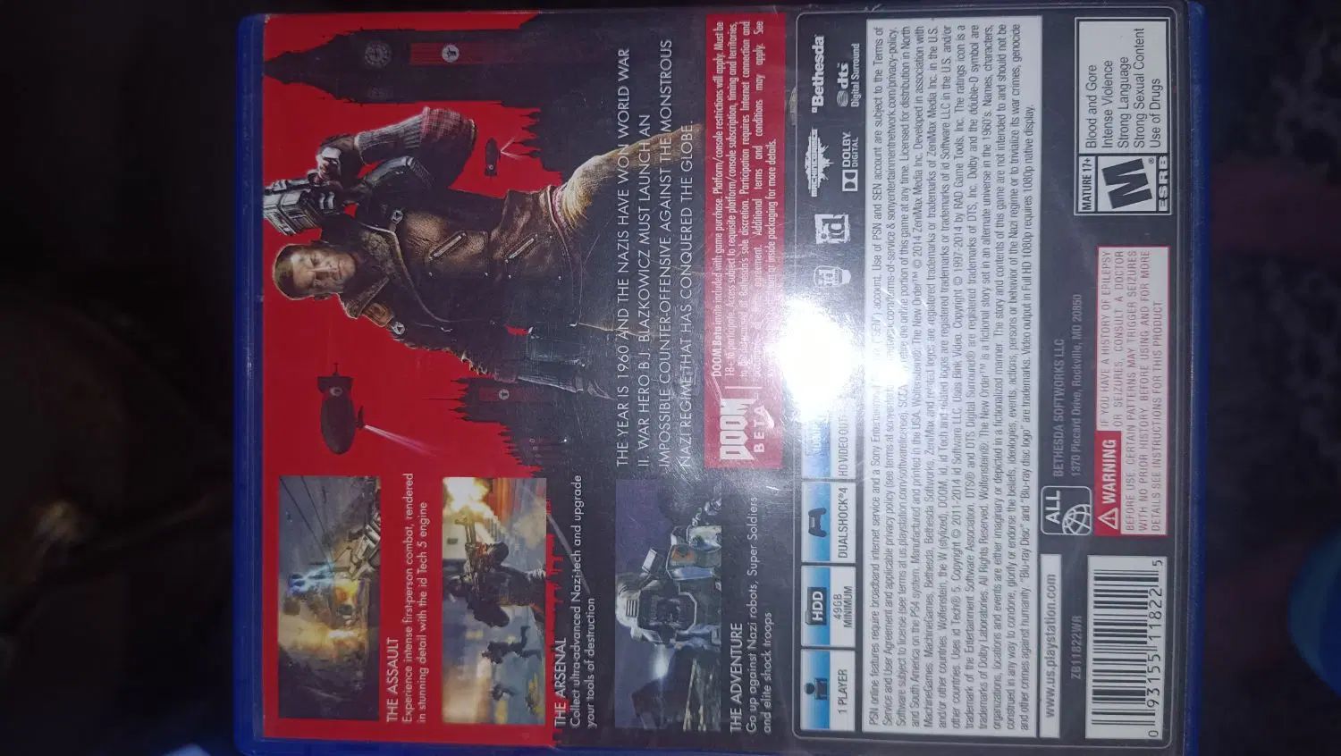 ولفنشتاین (Wolfenstein the new order)|کنسول، بازی ویدئویی و آنلاین|تهران, پرستار|دیوار
