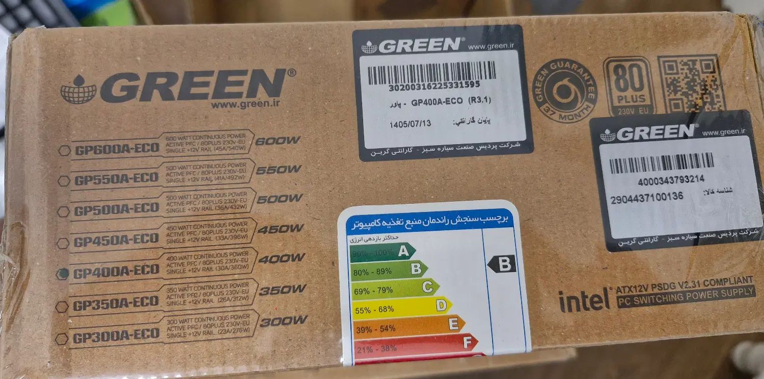 پاور 430A-EUگرین400 وات450-GP600b-eco اصلGP530A-EU|قطعات و لوازم جانبی رایانه|تهران, فدک|دیوار