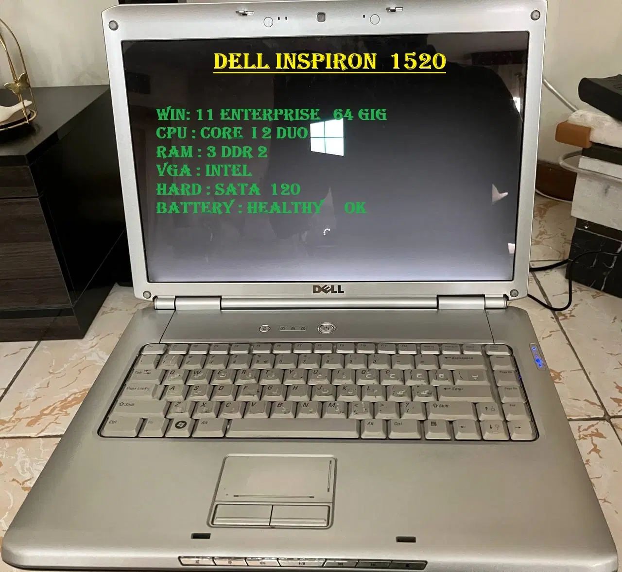 DELL inspairon 1520|رایانه همراه|تهران, سعادت‌آباد|دیوار