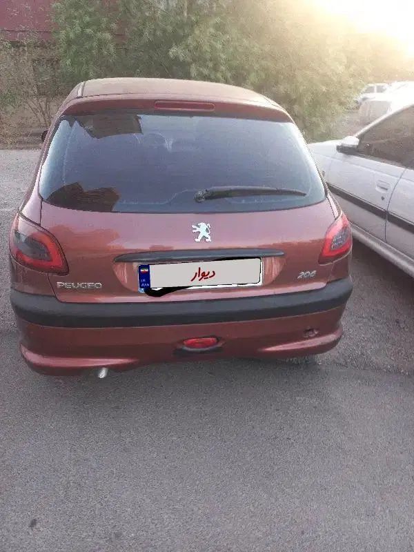پژو۲۰۶ تیپ ۳ مدل۸۷|خودرو سواری و وانت|تهران, قصر فیروزه ۲|دیوار