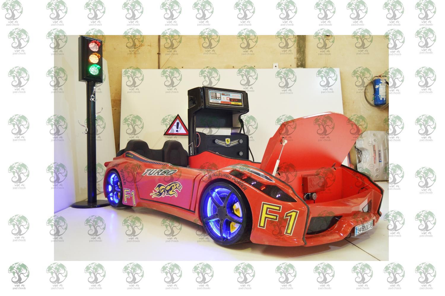 تخت ماشینی مدل پورشه911 برند (پادچوب / کارکو)|تخت و سرویس خواب|بندر ماهشهر, |دیوار