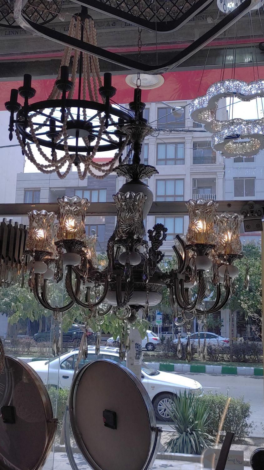 لوستر سنگی جدید|لوستر و چراغ آویز|مشهد, رضاشهر|دیوار