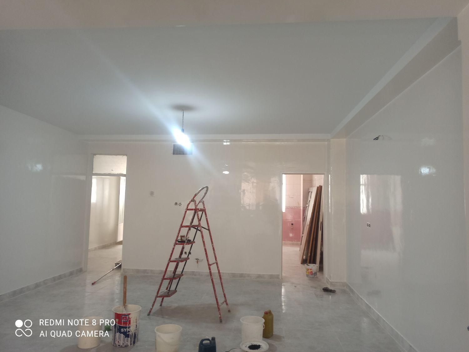 نقاشی ساختمان با کیفیت و ضمانت کار با دستگاه ایرلس|خدمات پیشه و مهارت|نسیمشهر, |دیوار