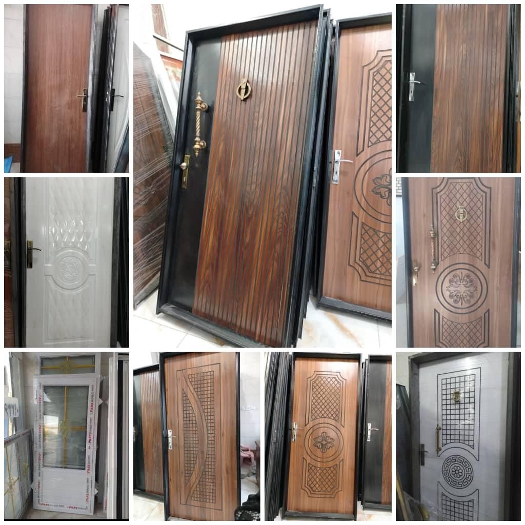 درب چوبی،پی وی سی وآلومینیوم پیش ساخته|مصالح و تجهیزات ساختمان|لنجان, |دیوار