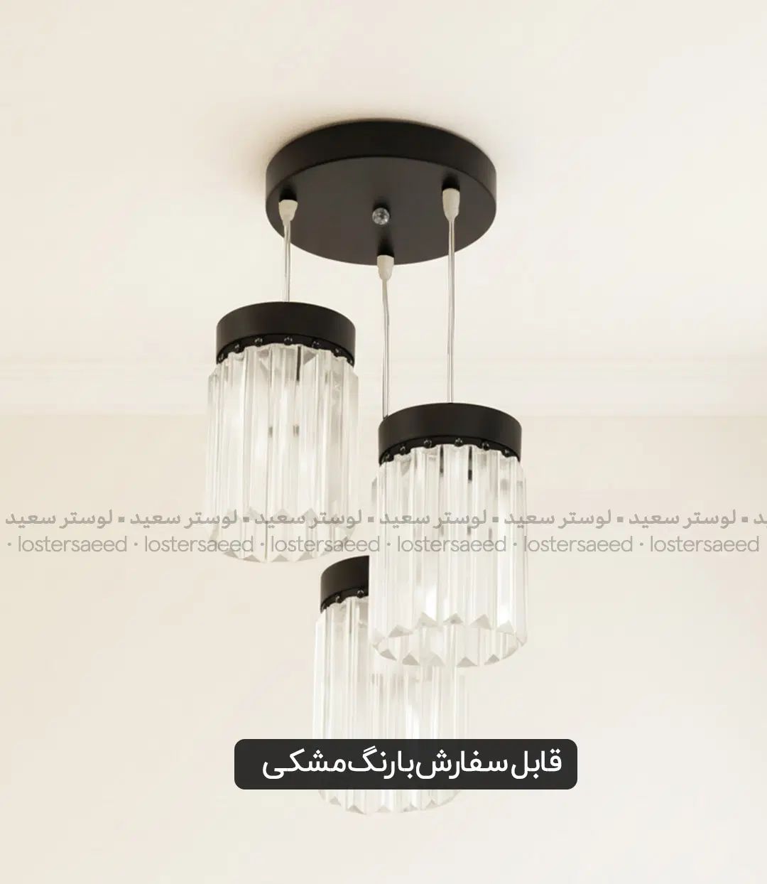 لوستر آویز آشپزخانه اتاق خواب مدرن سه تایی نقره‌ای|لوستر و چراغ آویز|تبریز, |دیوار