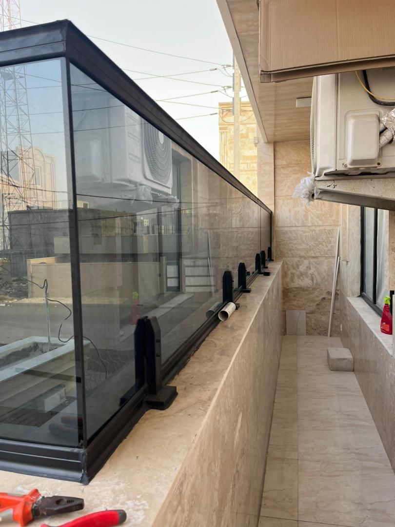 اجرای شیشه سکوریت|خدمات پیشه و مهارت|خورموج, |دیوار