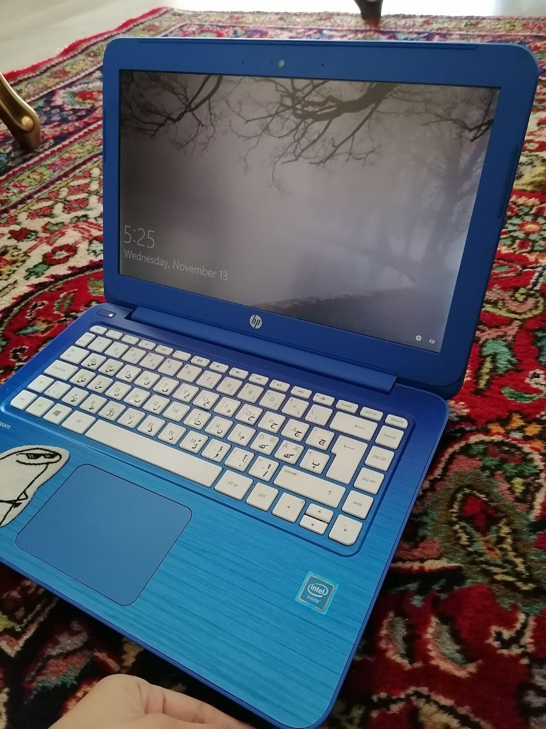 لپ تاپ آبی رنگ hp|رایانه همراه|تهران, تجریش|دیوار