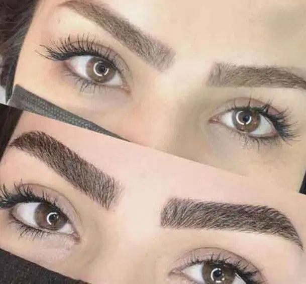 میکروبلدینگ تغییررنگ ابروی تیره به روشن اف ۵۰درصد|خدمات آرایشگری و زیبایی|رشت, توشیبا|دیوار
