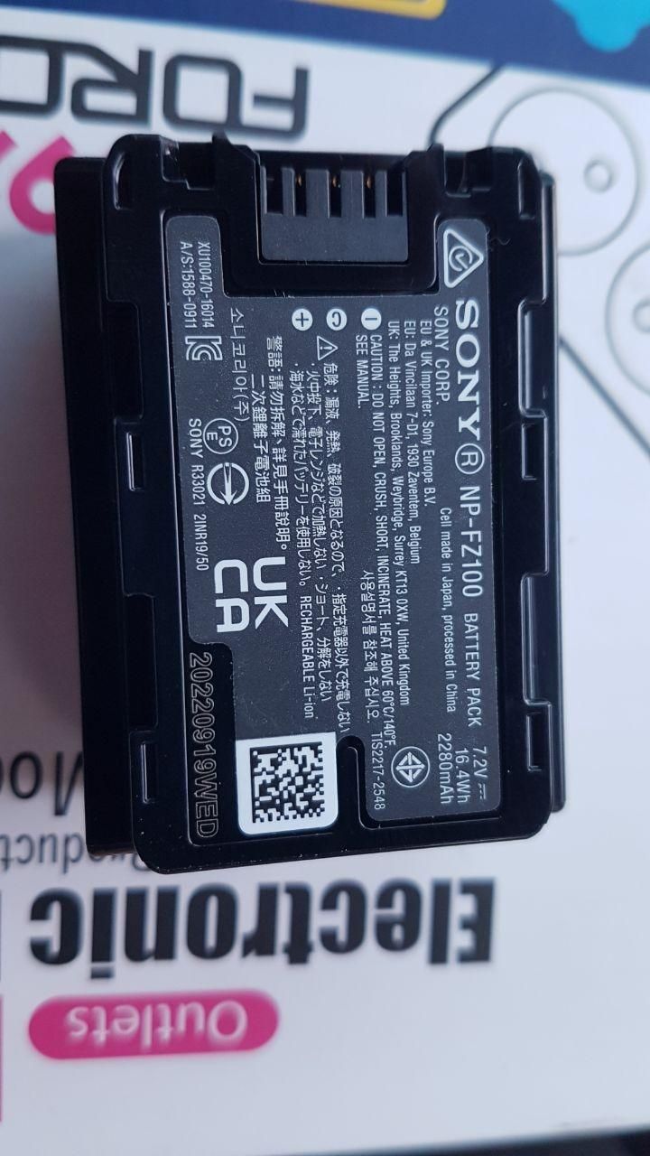 باتری دوربین سونی آلفا سون FZ-100|دوربین عکاسی و فیلمبرداری|تهران, افسریه شمالی|دیوار