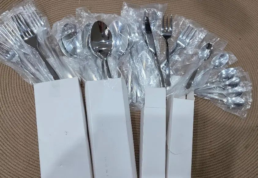 سرویس قاشق و چنگال ۳۰ پارچه ناب استیل کاملا نو|ظروف سرو و پذیرایی|تهران, نیروی هوایی (پیروزی)|دیوار