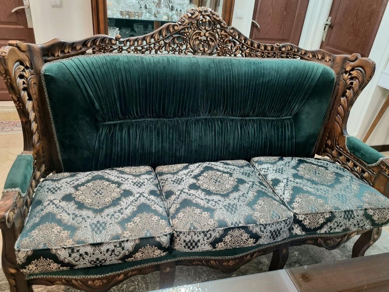 مبلمان ۹نفره ،دورو منبت،همراه ناهار خوری۶نفره|مبلمان خانگی و میز عسلی|تهران, مجیدآباد|دیوار