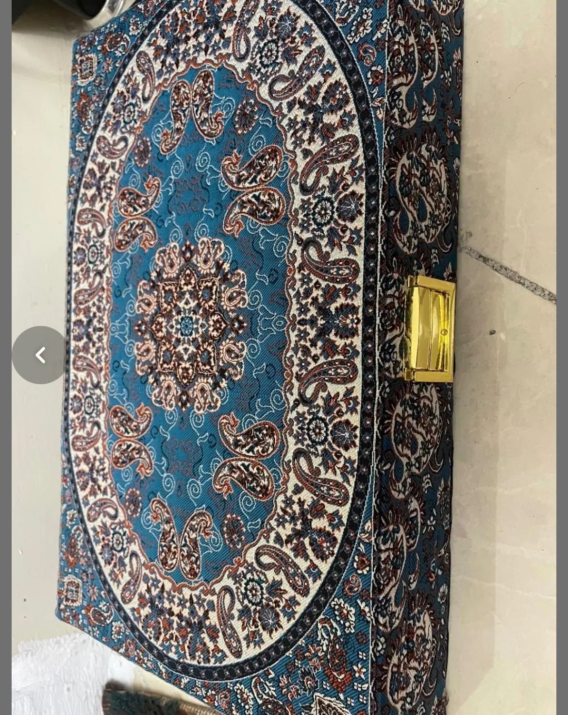 جعبه پارچه ترمه طرح مخمل بزرگ مناسب هدیه و..|صنایع دستی و سایر لوازم تزئینی|تهران, شمس‌آباد|دیوار