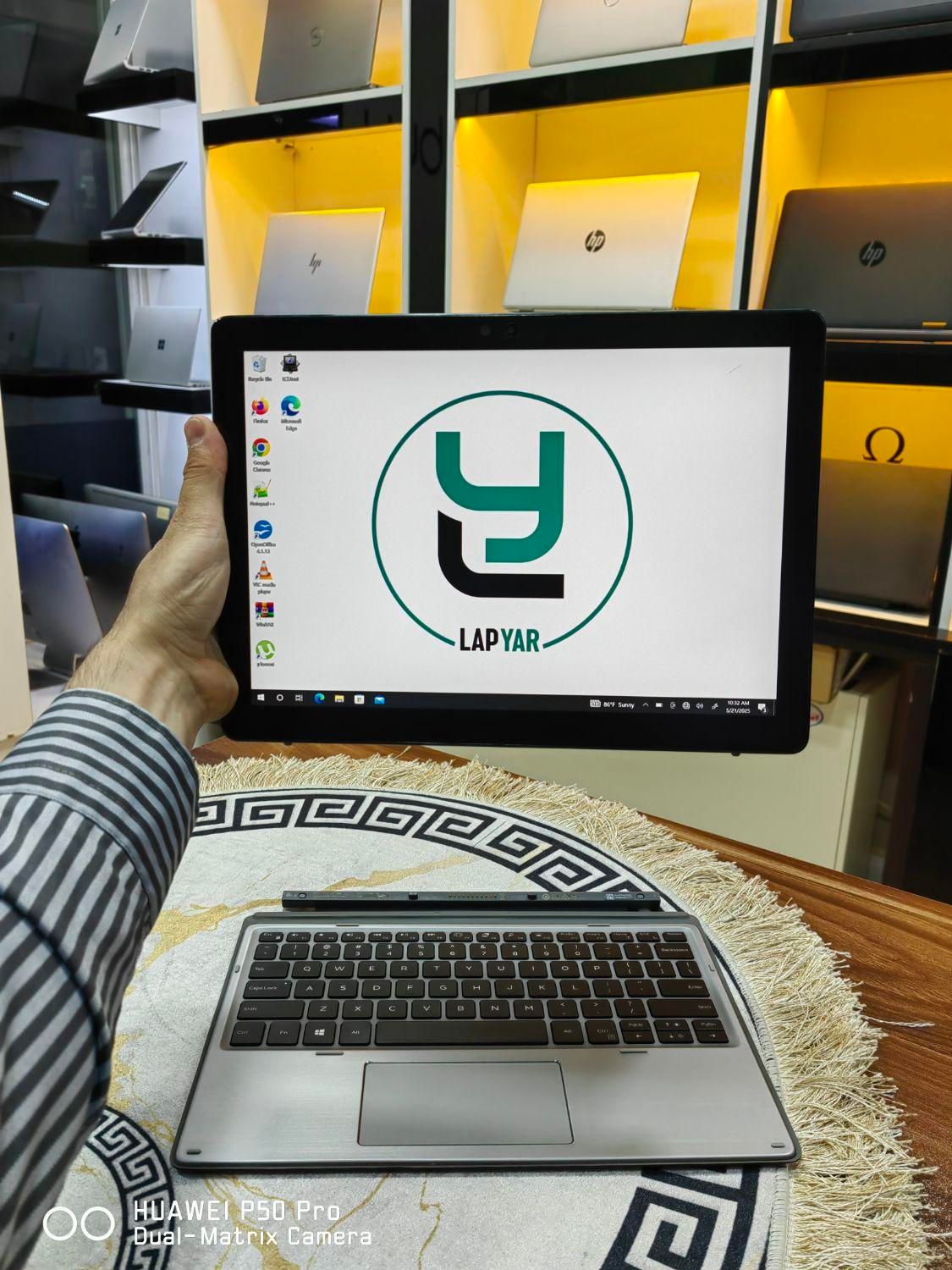 لپتاپDell تبلتشو لمسی Ram16GB سیمکارت خور|رایانه همراه|ارومیه, |دیوار