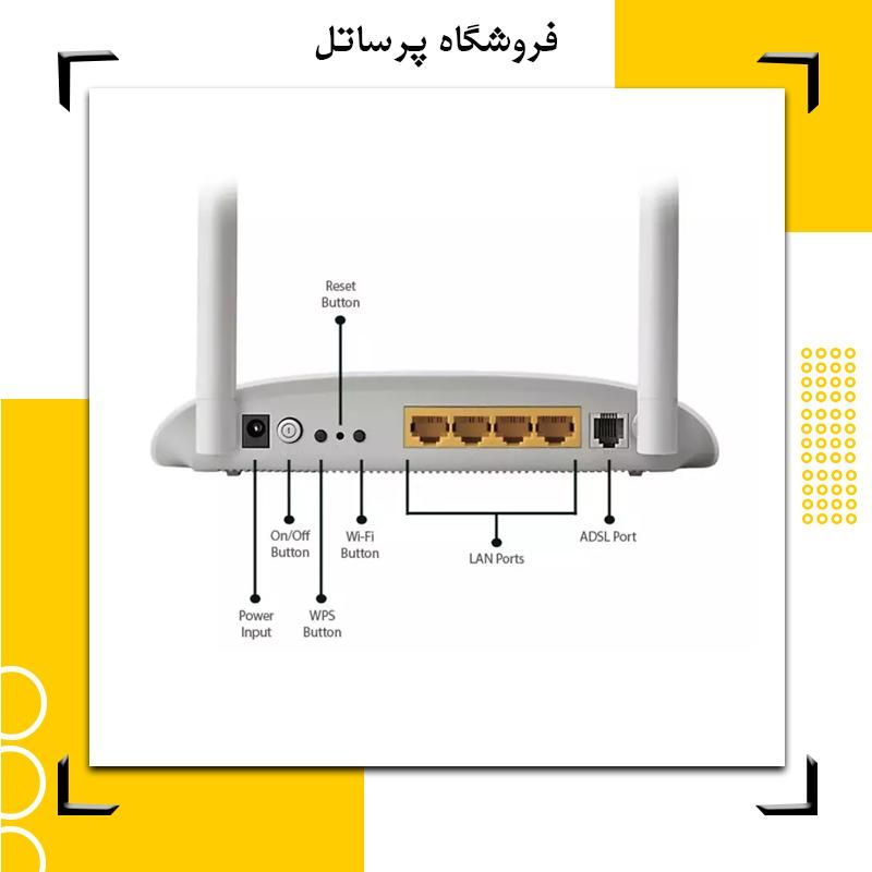 مودم ADSL2 Plus بی‌سیم تی پی لینک مدل TD-W8961N|مودم و تجهیزات شبکه|مرودشت, ژیان|دیوار