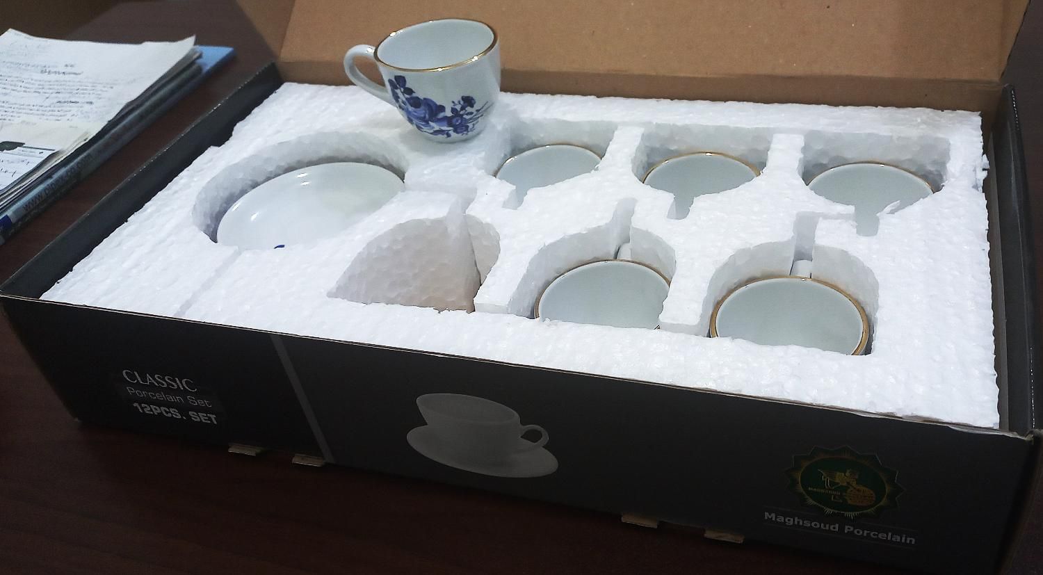 سرویس 12 پارچه چای و قهوه خوری مقصود (ست لوکس)|ظروف سرو و پذیرایی|تهران, میدان ولیعصر|دیوار