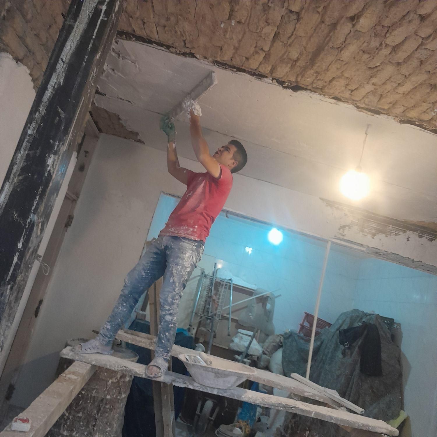 گچکاری تخریب دیوار گچی کناف کار تخریب|خدمات پیشه و مهارت|تهران, پونک|دیوار