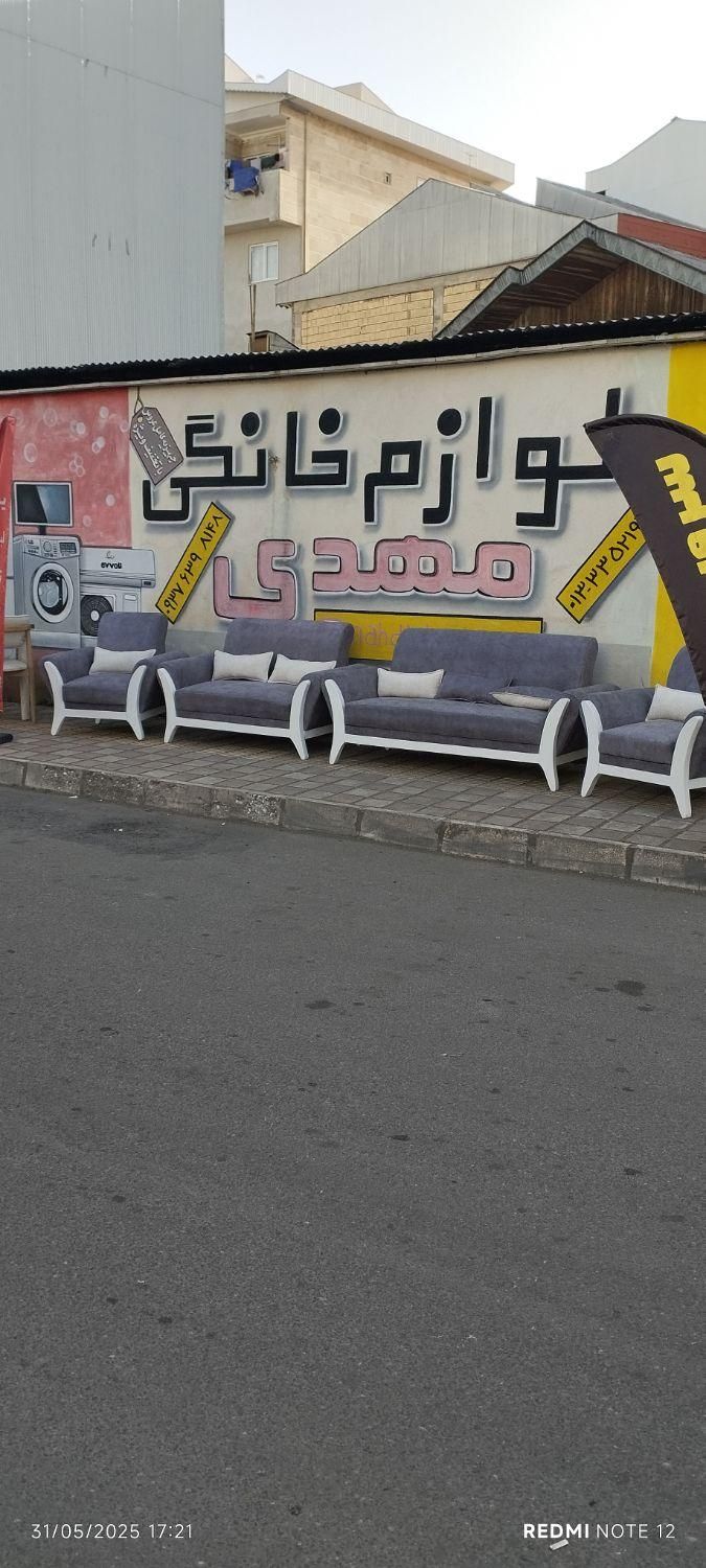 از تولیدی مبل بخر بدون واسطه باشرایط اقساط بدون چک|مبلمان خانگی و میز عسلی|رشت, یخسازی|دیوار